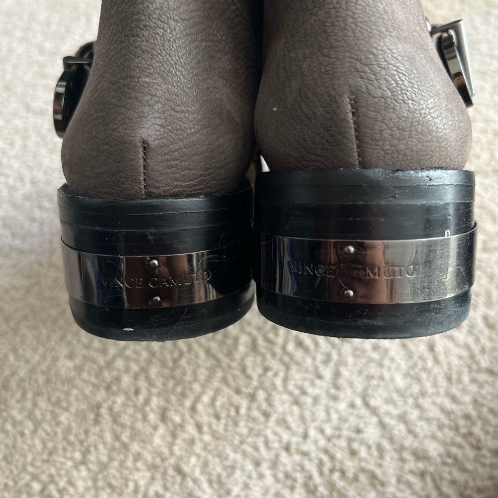 leather Vince Camuto biker boots. Style VO-WYDELL - Picture 4 of 6
